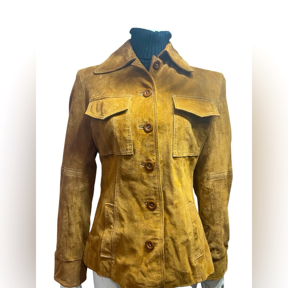 Chick Basic Suede Jacket (S) - image 1